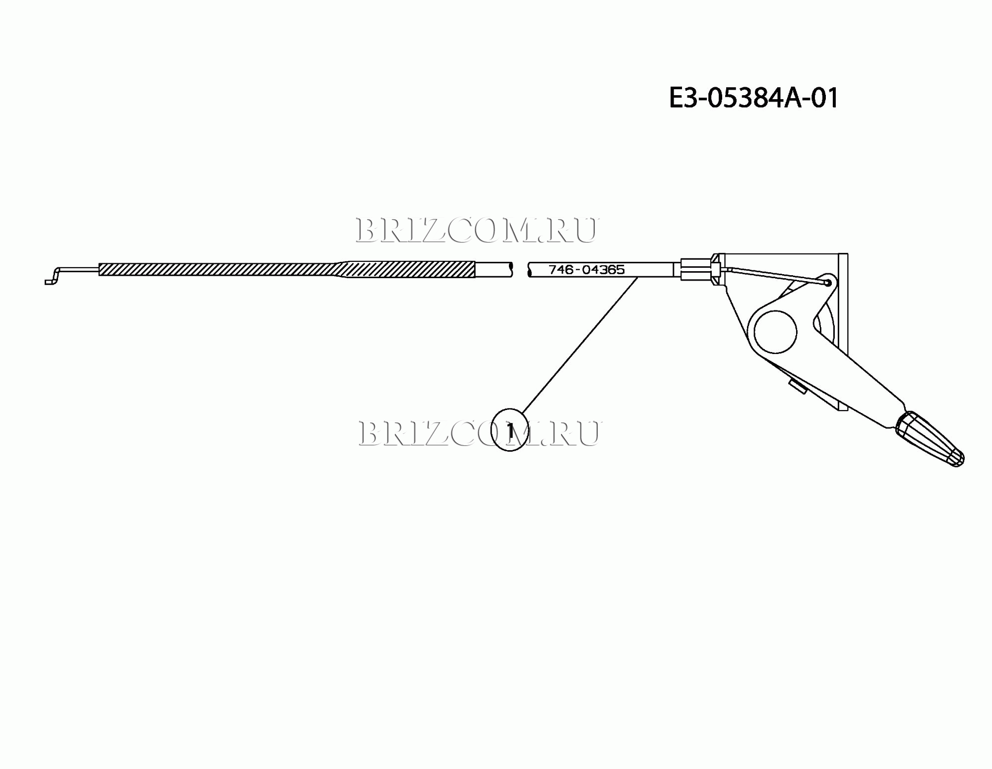 Кабель дросселя МТД PLATINUM SD 25/107 H 13AI793G686 (2010)
