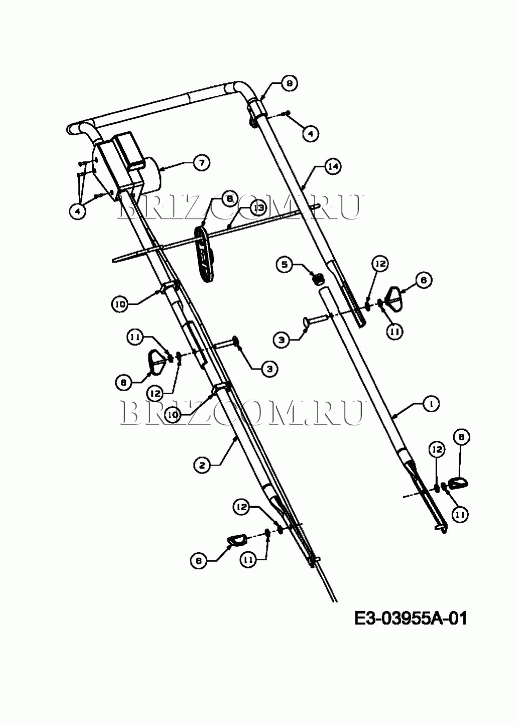 Ручка МТД E 33 W 18D-M4D-602 (2008)