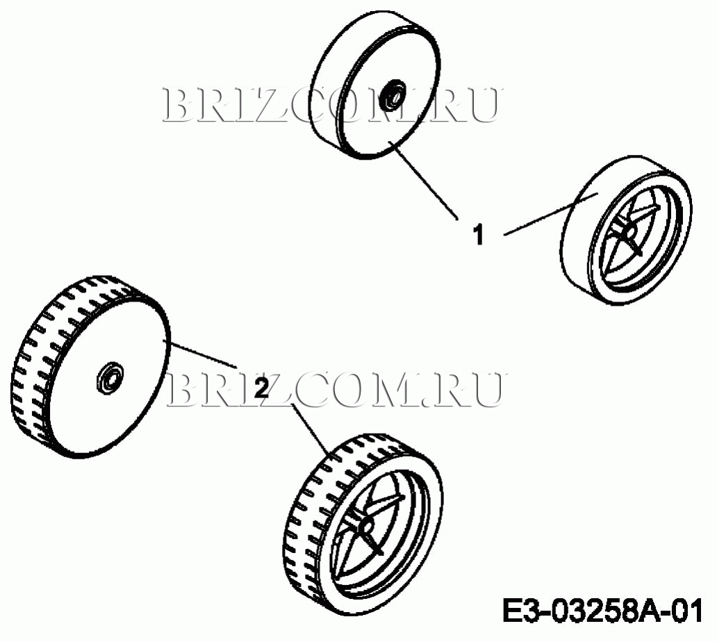 Колеса МТД E 33 W 18D-M4D-678 (2008)