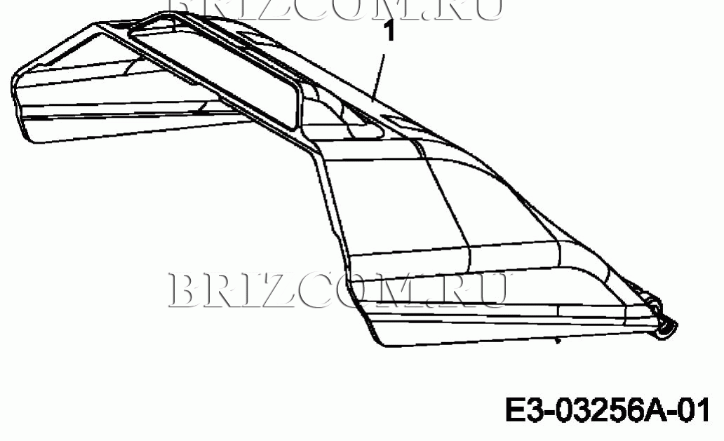 Задняя крышка МТД E 33 W 18D-M4D-678 (2008)