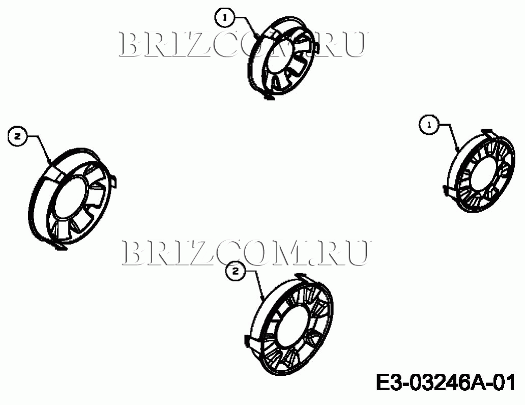 Колесные колпаки МТД E 33 W 18D-M4D-678 (2009)