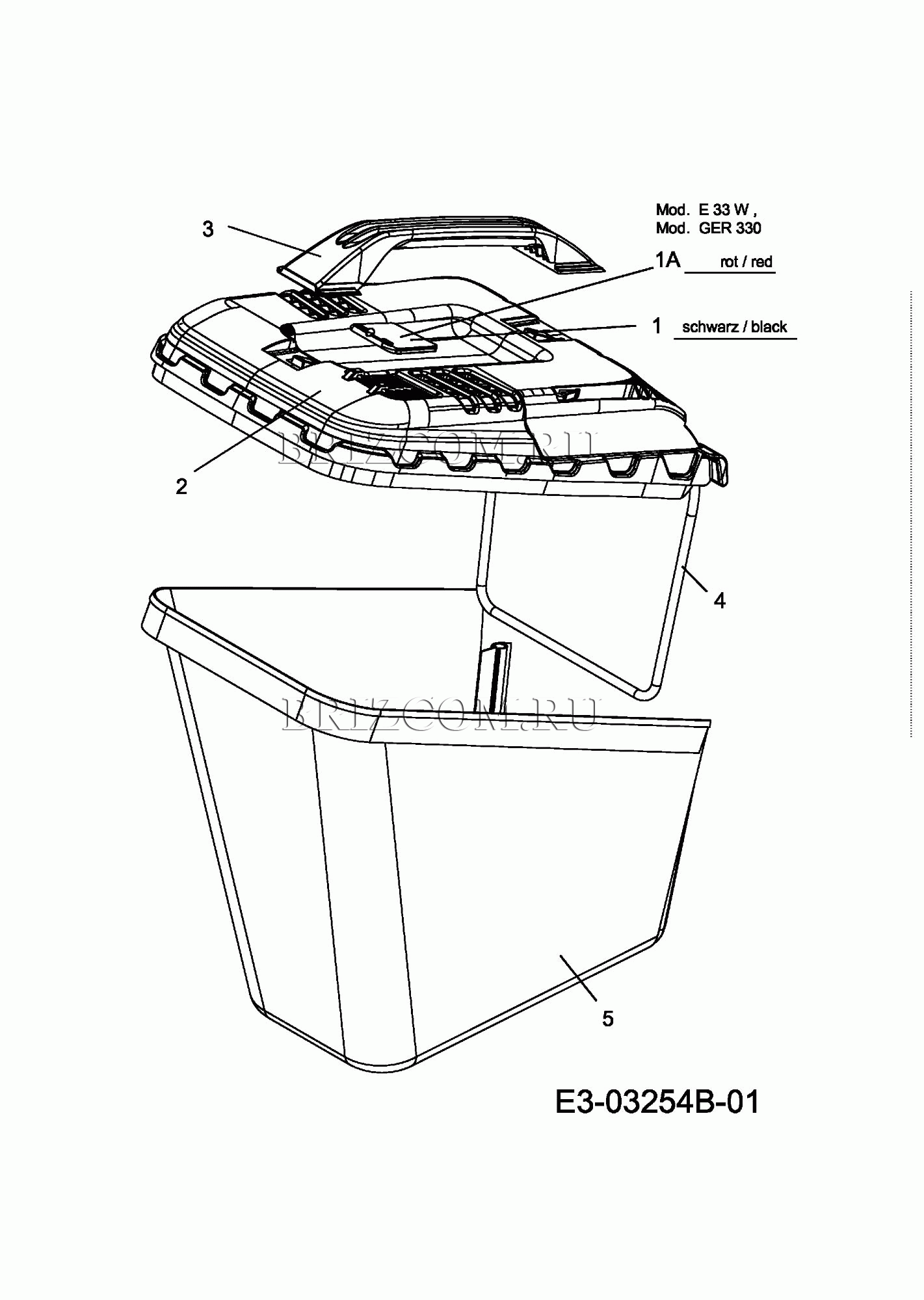 Травосборник МТД E 33 W 18D-M4D-678 (2010)