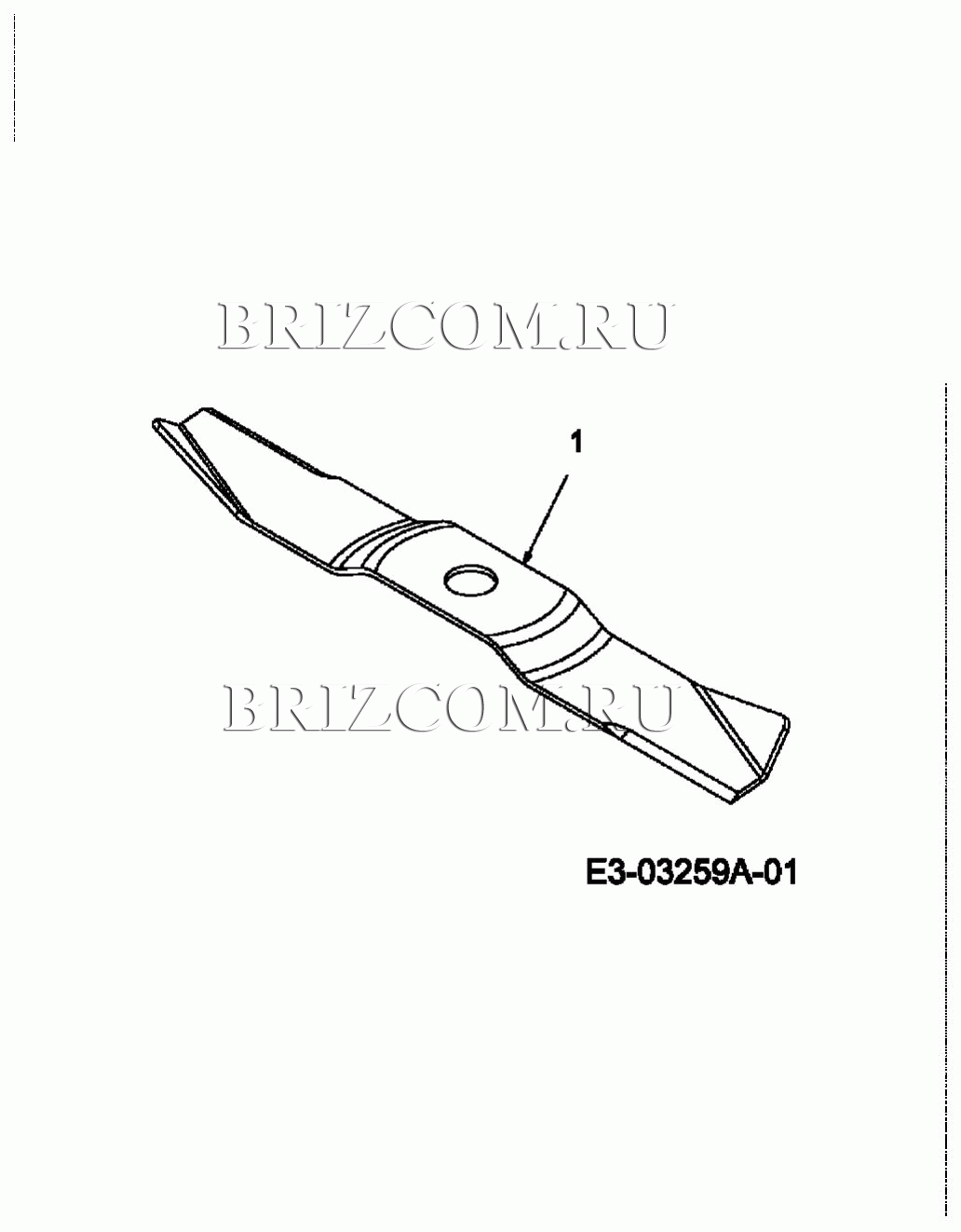 Нож МТД E 33 W 18D-M4D-678 (2010)