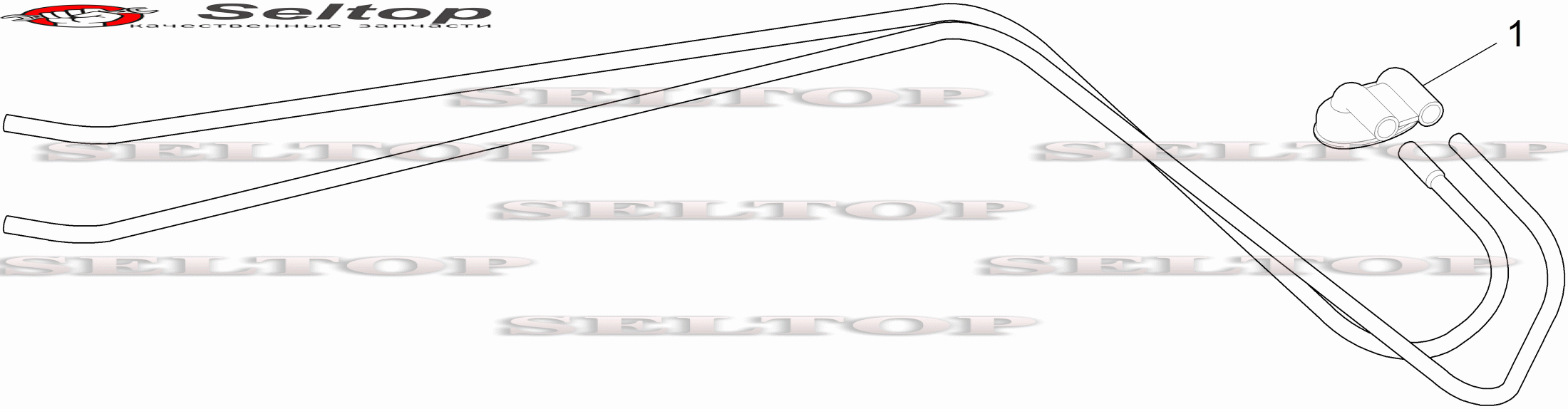Провод высокого напряжения в сборе (4.821-072.0)
