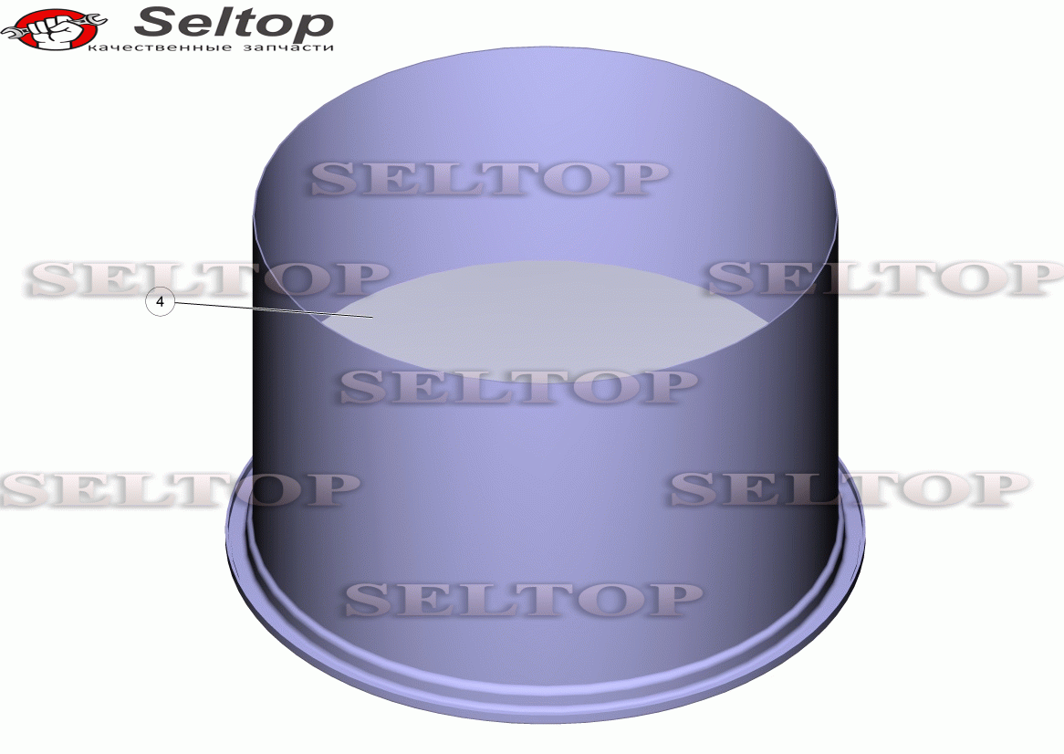 Днище напорного резервуара (4.655-048.0)