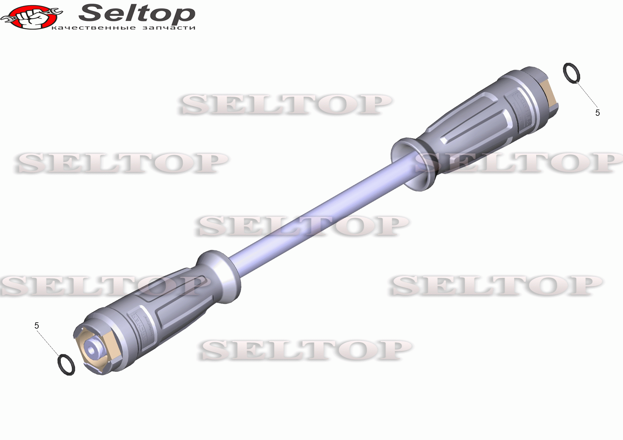 Соединительный шланг TR DN10 22MPa 15м (6.110-042.0)