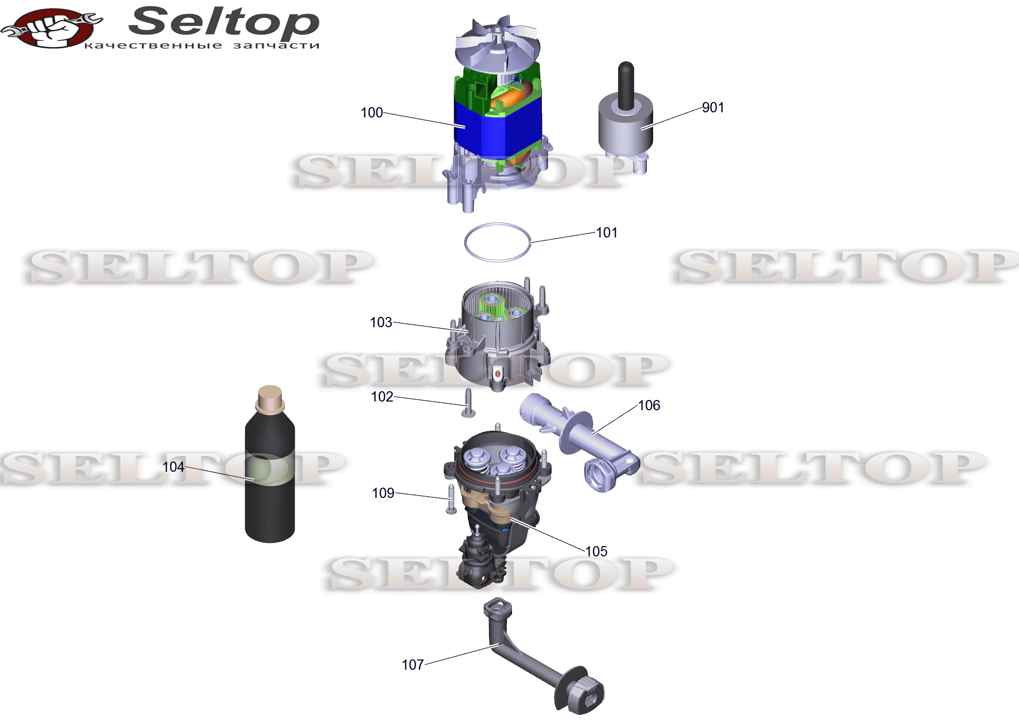 Помпа RVu KHD4-2 EU (1,15kW-QC) INA