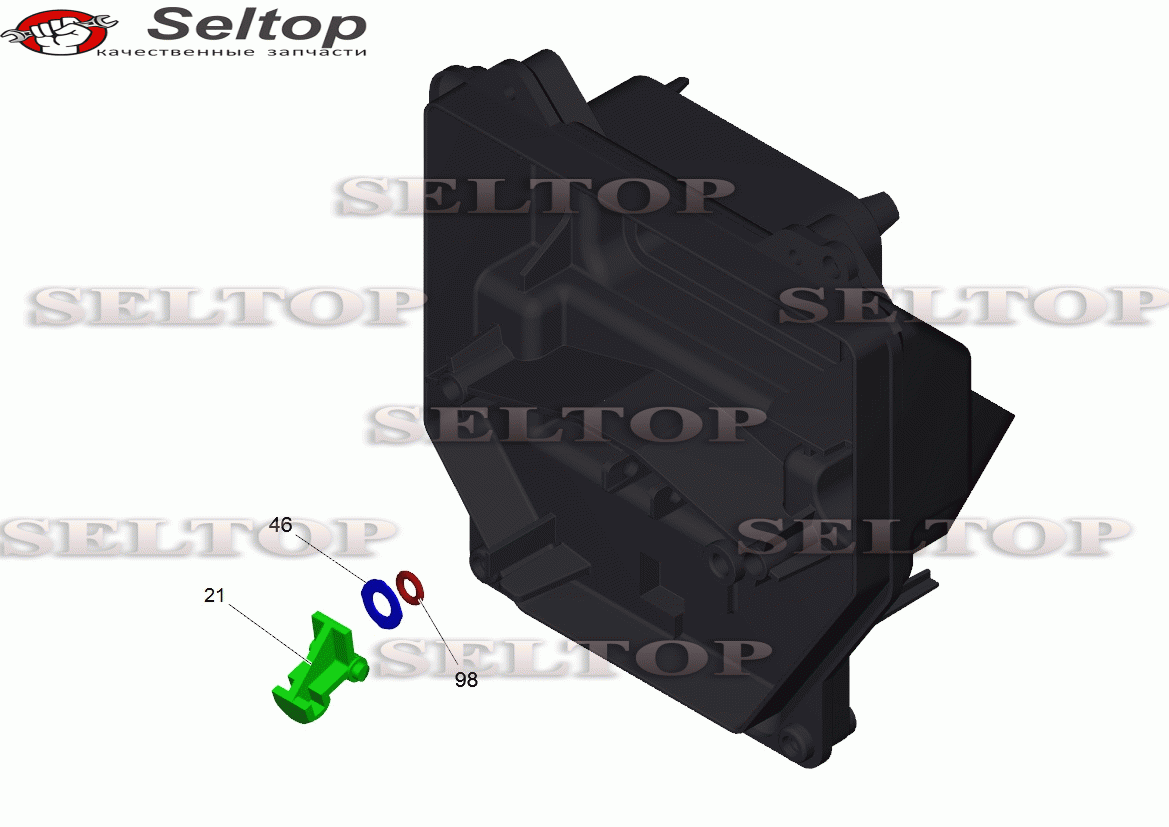 Электрораспределительная коробка в сборе (4.800-852.0)