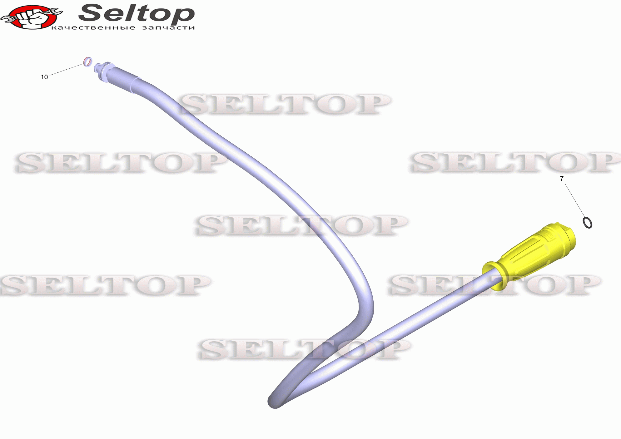 Соединительный шланг TR DN6 25MPa 15m (6.110-036.0)