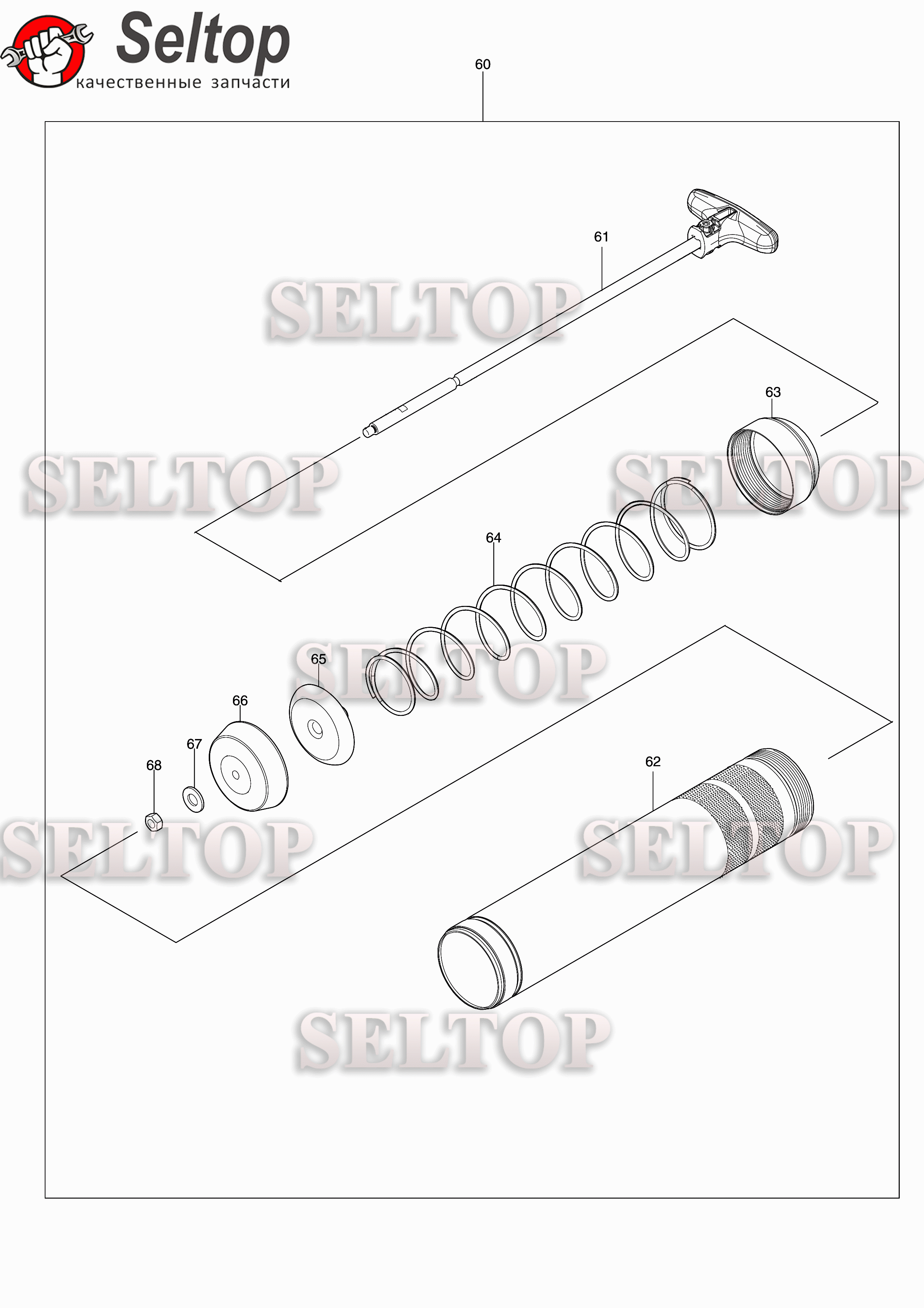 Запчасти для аккумуляторного шприца для смазки Makita DGP 180 Z (часть 2) |  купить в Москве в интернет-магазине Селтоп с доставкой. Цены, наличие,  взрыв-схема.