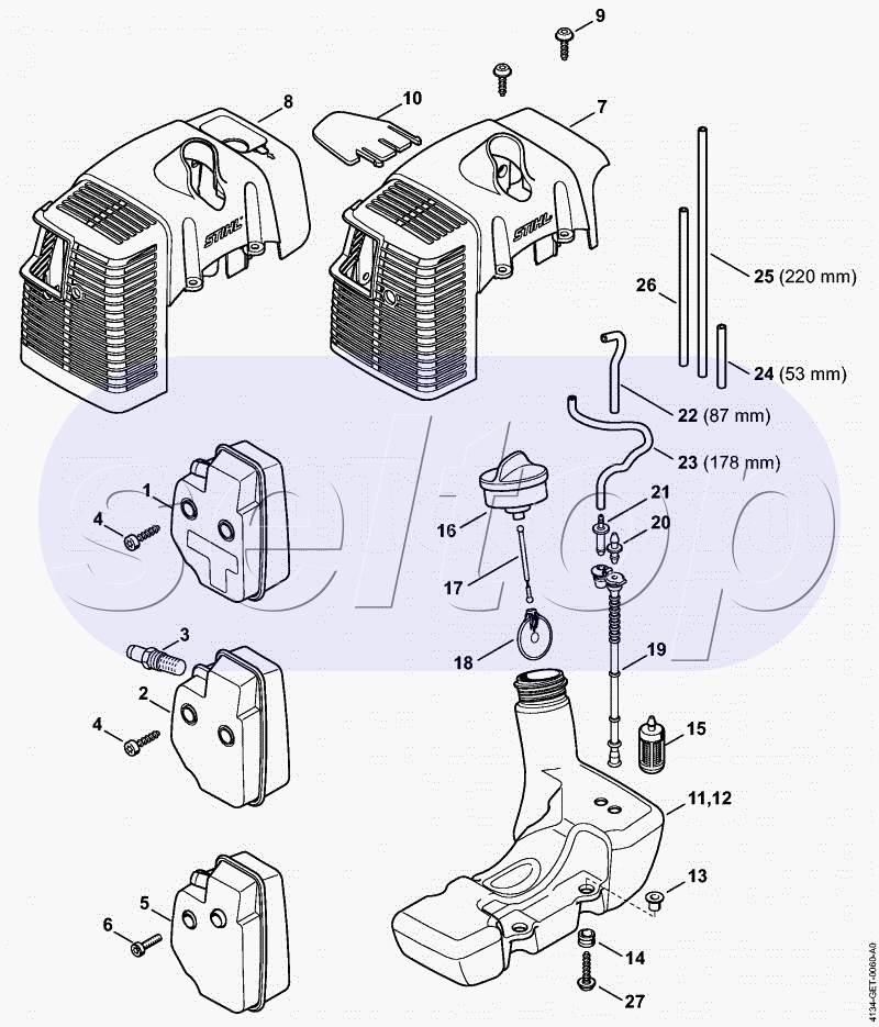 Кожух глушителя лончин lc1p75f.