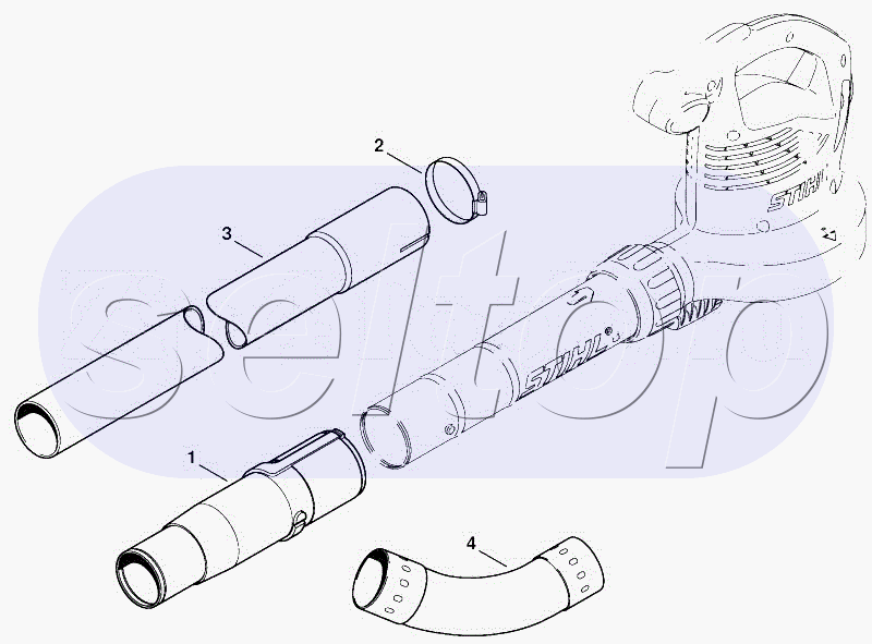 Очиститель водосточных жёлобов STIHL BGE 81