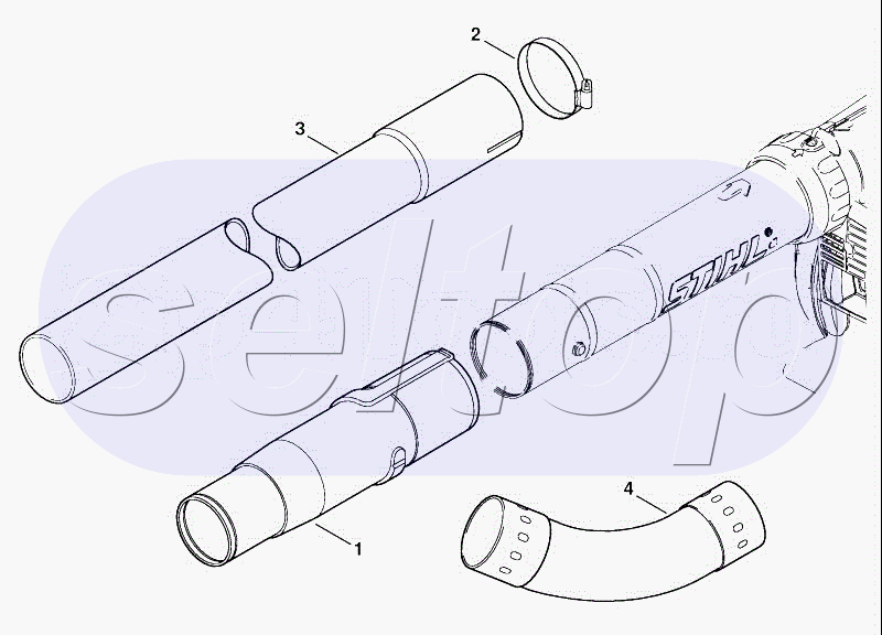 Очиститель водосточных жёлобов STIHL SH 86