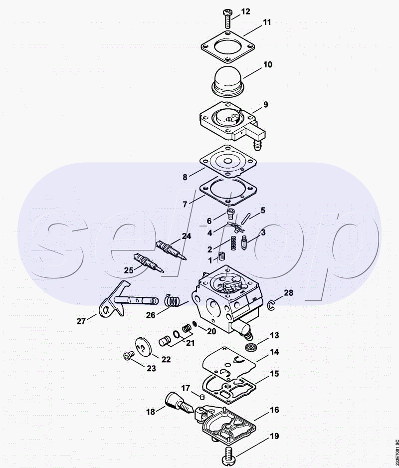 Карбюратор C1Q-S265 STIHL FS 46