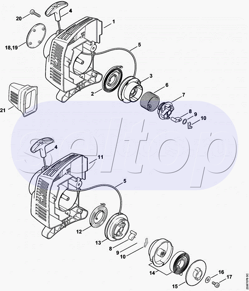 Пусковое устройство ErgoStart STIHL FS 55 T