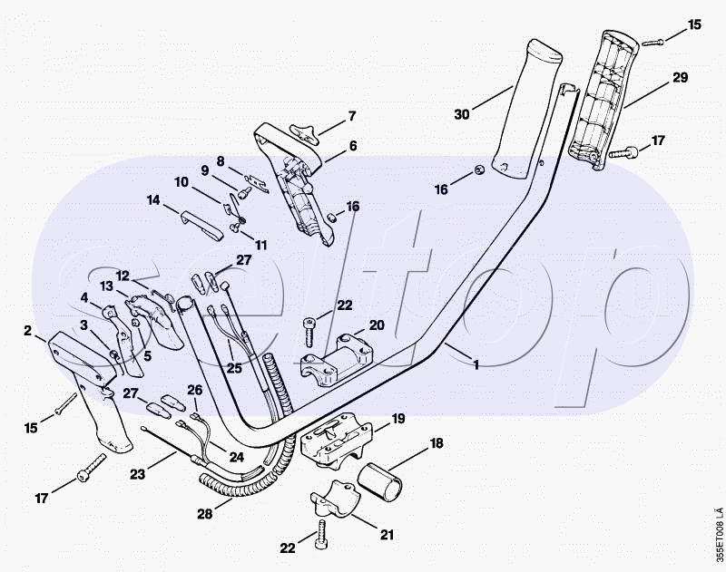 рукоятка с двумя ручками STIHL FS 74