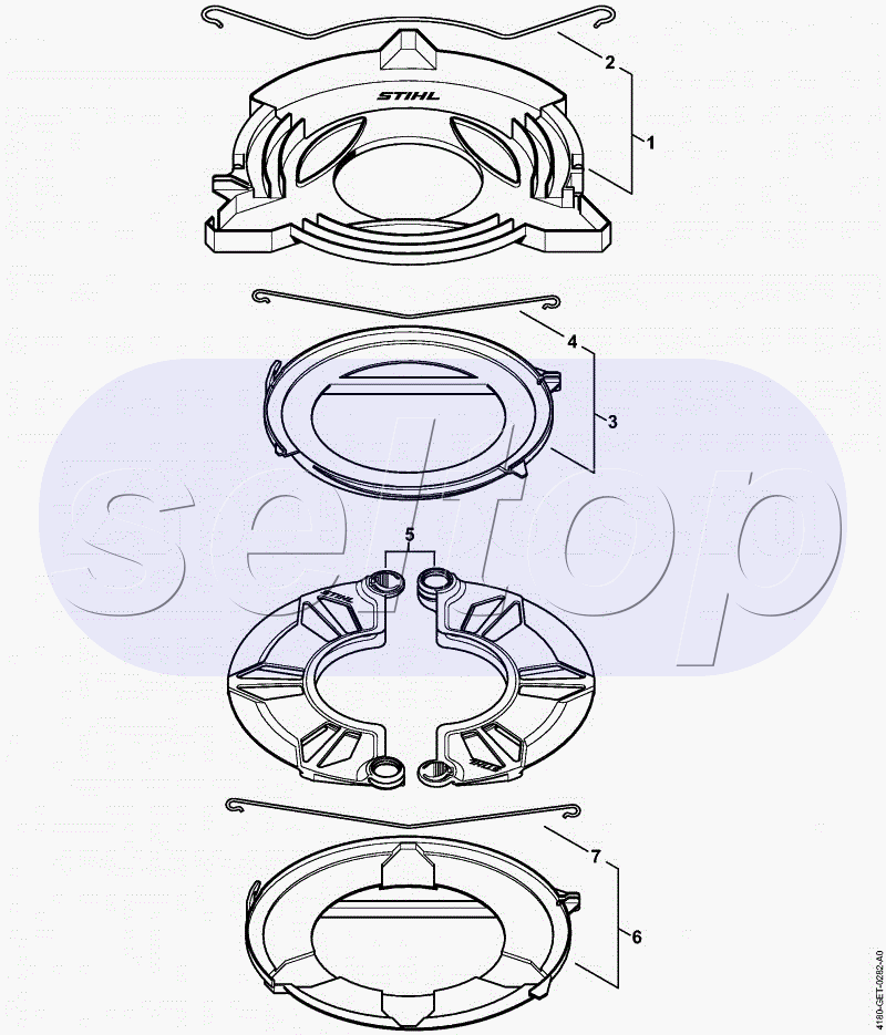 Защитное приспособление при транспортировке STIHL FS 111 RX