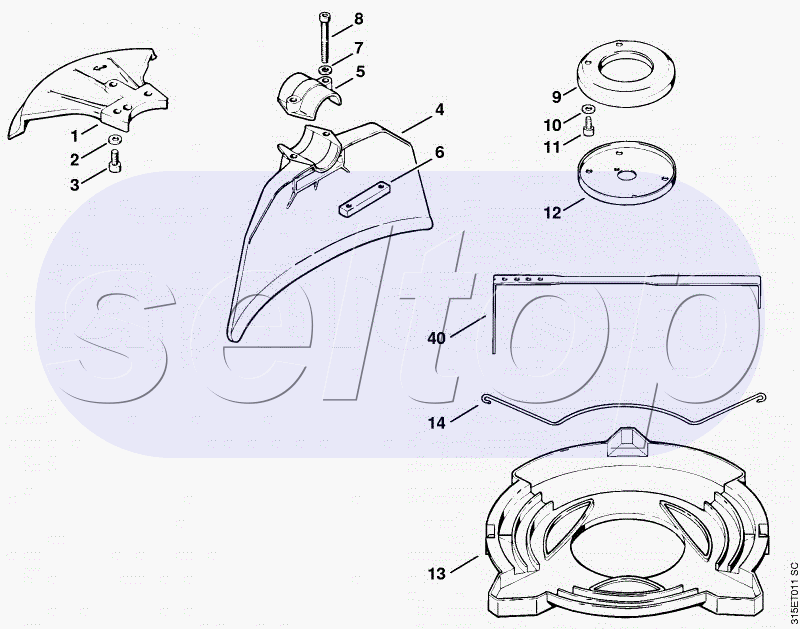 Защитное приспособление STIHL FS 202