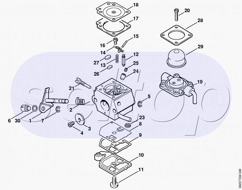 Карбюратор C1Q-S60 BR STIHL FR 85