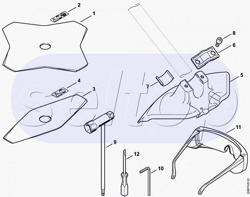 Режущий инструмент. Инструмент STIHL FR 145