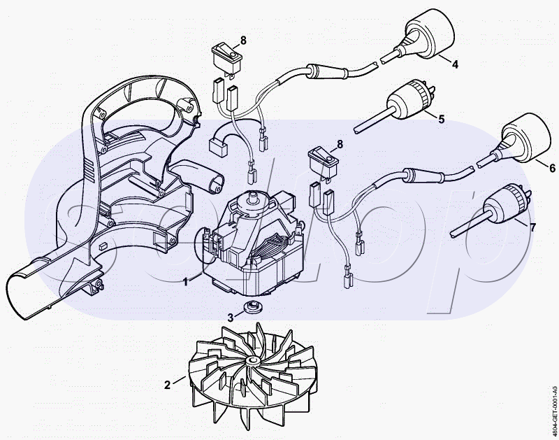 Электродвигатель BGE 60 STIHL BGE 60