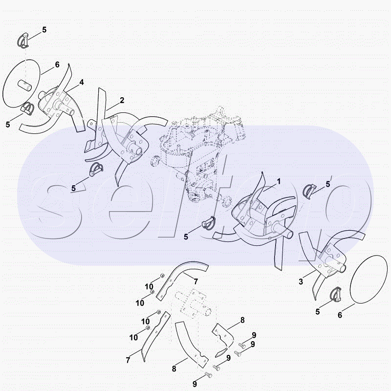 Комплект пропашки STIHL MH 585