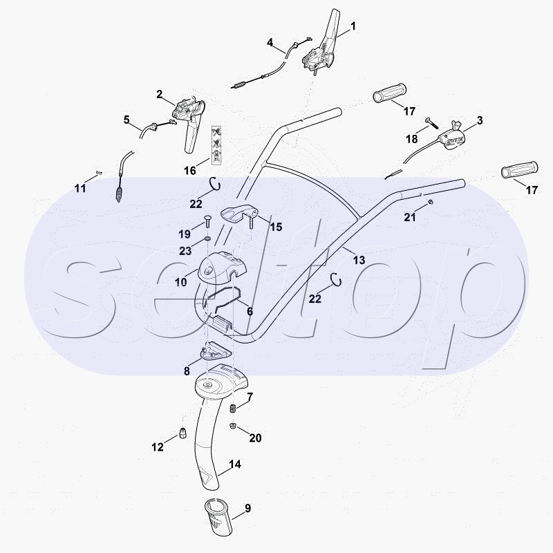 Руль STIHL MH 585.0