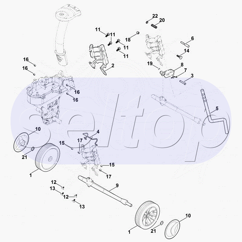 Ходовая часть STIHL MH 585.0