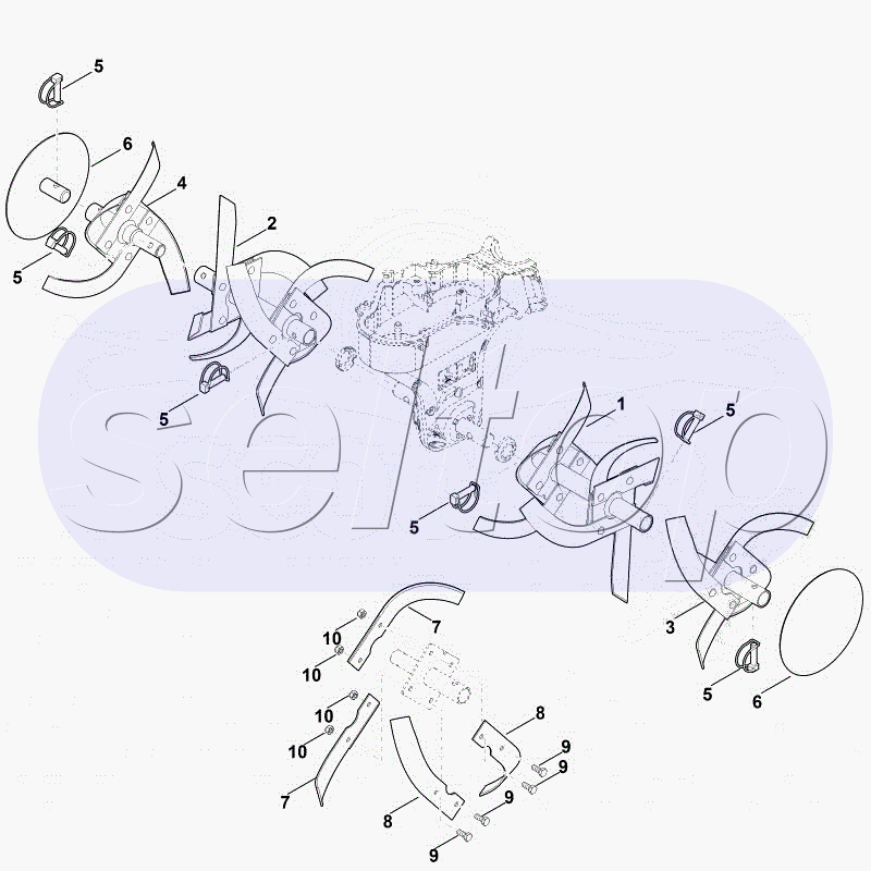 Комплект пропашки STIHL MH 585.0