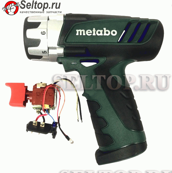 Как разобрать шуруповерт метабо powermaxx bs Корпус в сборе с выключателем PowerMaxx BS 316052060, купить 316052060 по цене 5